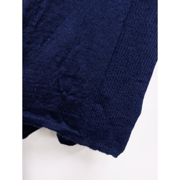Max Studio Sweater Womens Small Navy Blue Wool Timeless Quite Luxury Pullover - Picture 3 of 11
